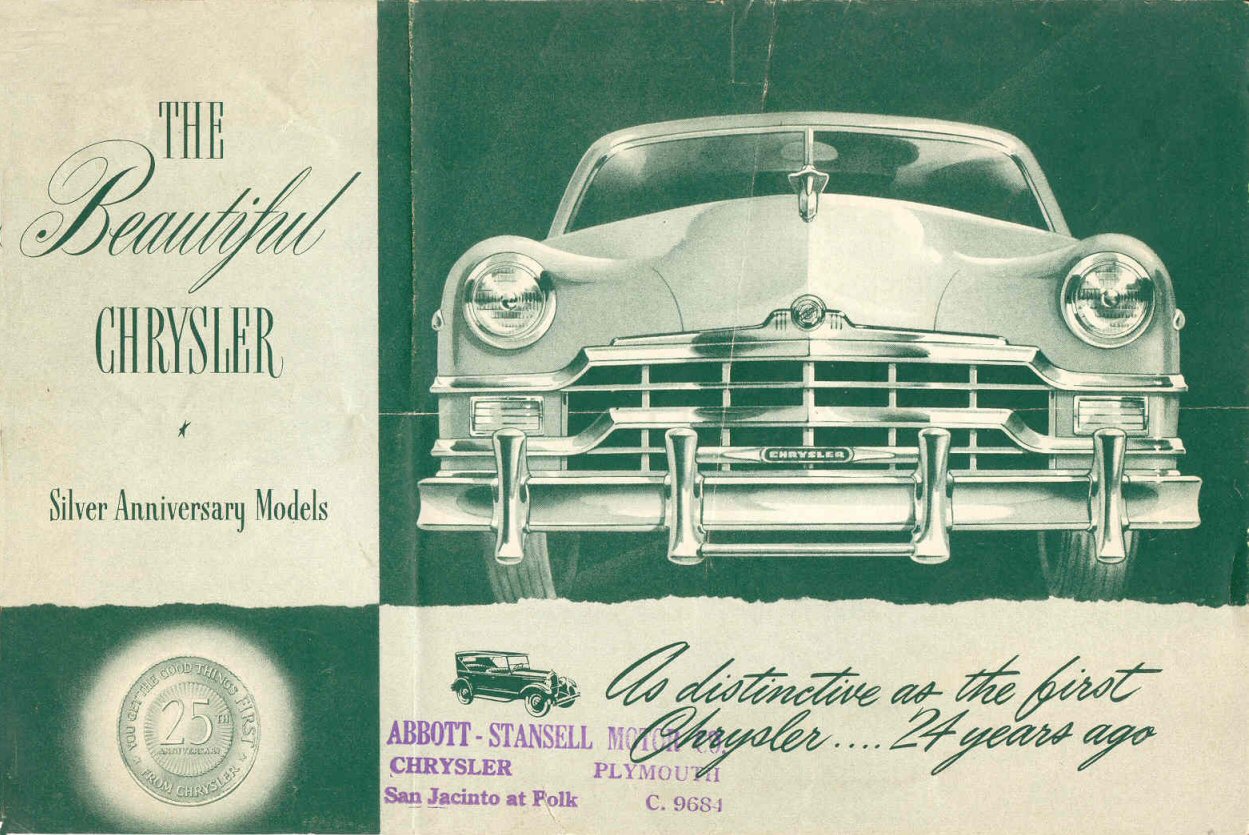 1949 Chrysler Brochure
